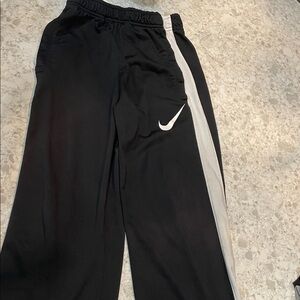 Nike Kids Black and White Joggers